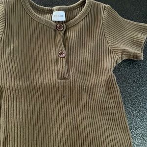 Green shirt , matches with green shorts